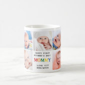Schattigee eerste Moederdag - Mama - Fotocollage Koffiemok (Center)