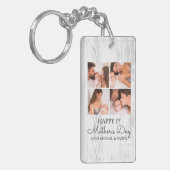 Schattigee eerste Moederdag moderne fotocollage Sleutelhanger (Voorkant Links)