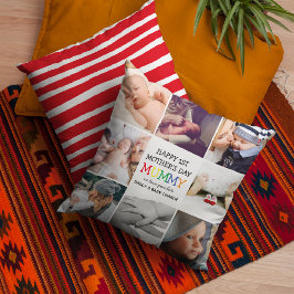 Schattigee eerste Moederdag mummie | Fotocollage Kussen