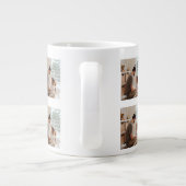 Schattigee eerste vaderdag We love you Fotocollage Grote Koffiekop (Achterkant)