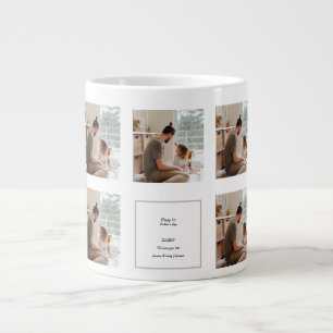 Schattigee eerste vaderdag We love you Fotocollage Grote Koffiekop