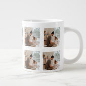 Schattigee eerste vaderdag We love you Fotocollage Grote Koffiekop (Rechts)