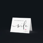 Schattigee eerste verjaardag als mijn vrouw van mi kaart<br><div class="desc">Deze leuke gelukkige verjaardag als mijn vrouw Kaart,  is een leuke manier om de verjaardag van je nieuwe vrouw te vieren!</div>