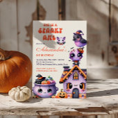 Schattigee eerste verjaardag van Halloween Kaart