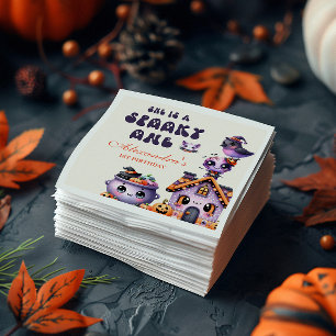 Schattigee eerste verjaardag van Halloween Servet