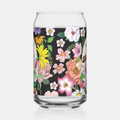 Schattigee egel bloemen blikvorm glas (Links)