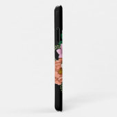 Schattigee egel bloemen Case-Mate iPhone case (Achterkant/rechts)