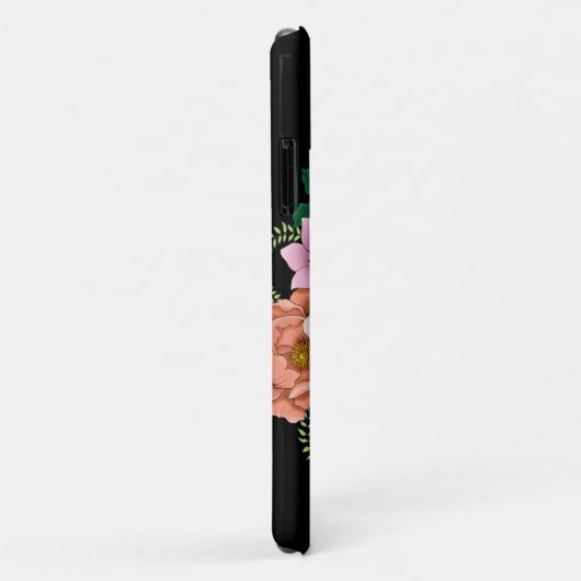 Schattigee egel bloemen Case-Mate iPhone case (Achterkant/rechts)