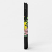 Schattigee egel bloemen Case-Mate iPhone case (Achterkant/links)