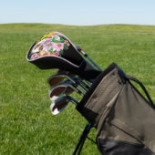 Schattigee egel bloemen golfheadcover (Insitu)