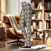Schattigee egel bloemen leggings