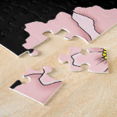 Schattigee egel bloemen legpuzzel (Zijkant)