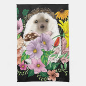 Schattigee egel bloemen theedoek (Verticaal)