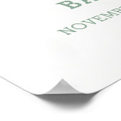 Schattigee Egel Boerderij Tractor Baby shower Welk Poster (Hoek)