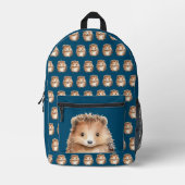 Schattigee egel! Geslachtsneutraal gebruik Bedrukte Rugzak (Voorkant)