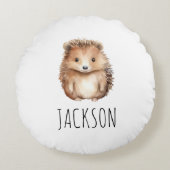 Schattigee egel! Geslachtsneutraal gebruik Rond Kussen (Voorkant)