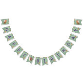 Schattigee egel Happy Birthday Banner - Rustieke B (Alle)