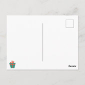 Schattigee egel | Kerstmis Briefkaart (Achterkant)