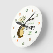 Schattigee egel met bloem ronde klok (Hoek)