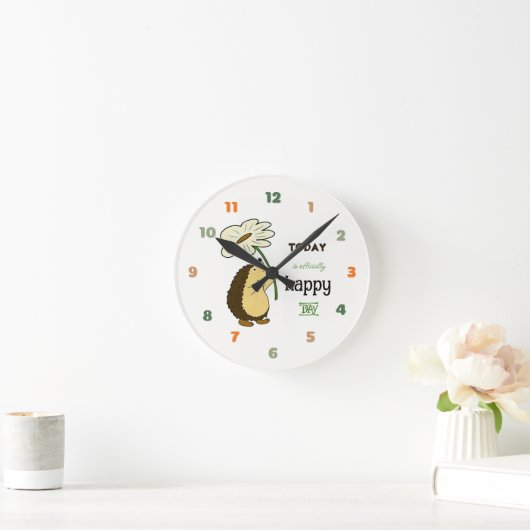 Schattigee egel met bloem ronde klok (Huis)