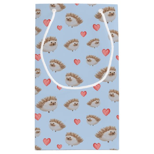 Schattigee egel met patroon klein cadeauzakje (Achterkant)