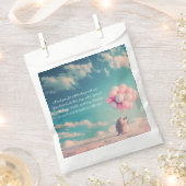 Schattigee egel met verjaardagsballonnen, aanpasba bedankzakje (Geknipt)