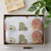 Schattigee egel Natuur bloemenregenboogpatroon Tissuepapier (Geschenk)