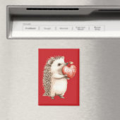 Schattigee egel rode hart liefde magneet (Insitu (Vaatwasser))