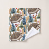Schattigee egel vakantiebomen bad handdoek (Wasdoekje)