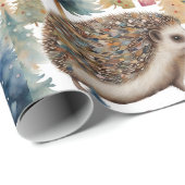 Schattigee egel vakantiebomen cadeaupapier (Rol Hoek)