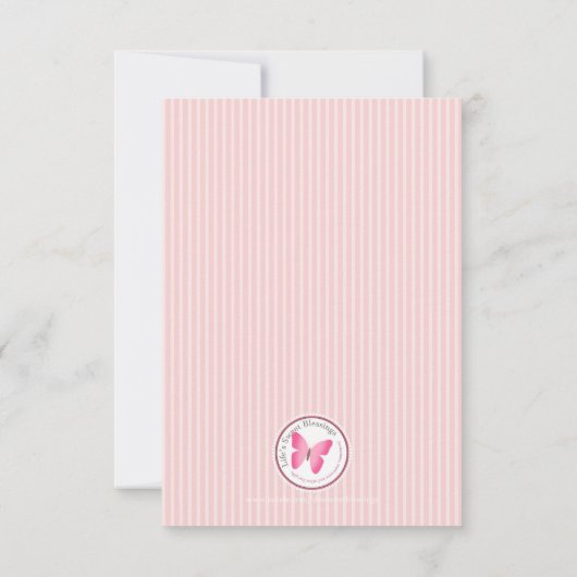 Schattigee egel verjaardag dank u kaart (Achterkant)