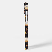 Schattigee egels met brood en herfstbladeren Case-Mate iPhone case (Achterkant / Links)