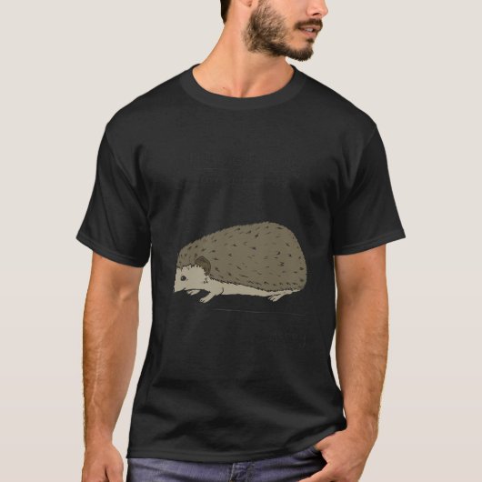 Schattigee egels t-shirt (Voorkant)