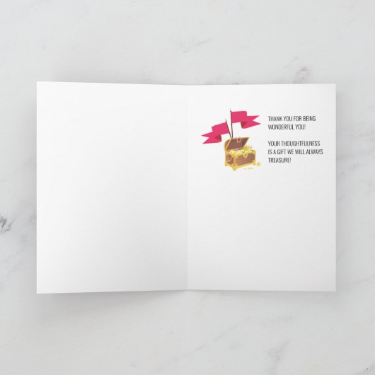 Schattigee Eggs-quisite bedankkaart (Binnen)