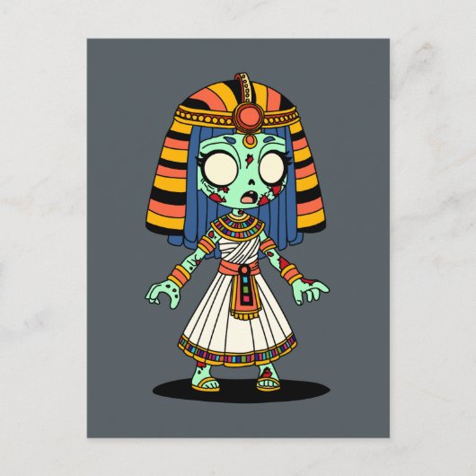 Schattigee Egyptische zombie Briefkaart (Voorkant)