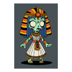 Schattigee Egyptische zombie Perfect Poster