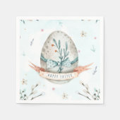 Schattigee eicel Happy Easter Servet (Voorkant)