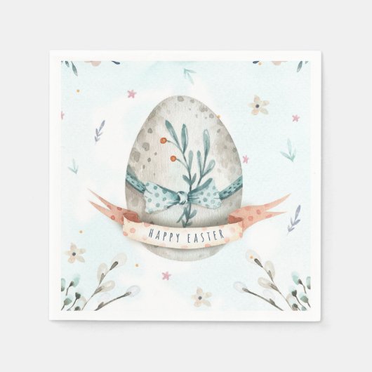 Schattigee eicel Happy Easter Servet (Voorkant)