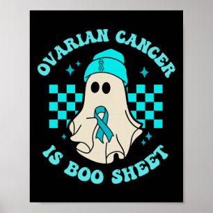 Schattigee eierstokkanker is boekenblad halloween poster