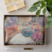 SCHATTIGEE EIGENZINNIGE BOHO MEISJE DECOUPAGE TISSUEPAPIER (Geschenk)