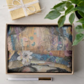SCHATTIGEE EIGENZINNIGE BOHO MEISJE DECOUPAGE TISSUEPAPIER (Geschenk)