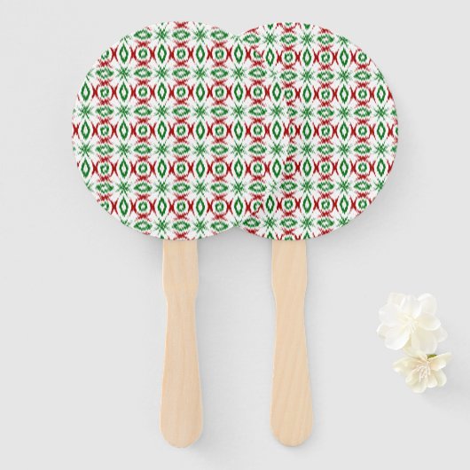 Schattigee eigenzinnige Cabincore minimalistische  Handwaaier (Voorkant en achterkant)