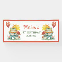 Schattigee eigenzinnige clown kikker cottagecore v