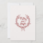 Schattigee eigenzinnige kerstcocktail party doodle kaart (Achterkant)