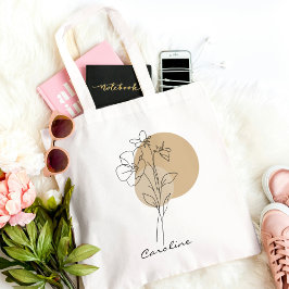 Schattigee Elegante Boho Typografie Trendy Chic Tote Bag