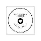 SCHATTIGEE & ELEGANTE BRUILOFT RETOURADRES RUBBER  RUBBERSTEMPEL (Afrduk)