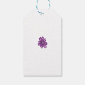 Schattigee & Elegante Gift Labels | Bloemen en fru Cadeaulabel (Achterkant)