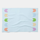 Schattigee, elegante kleurrijke lentetulpenbloemen theedoek (Horizontaal)