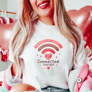 Schattigee elegante liefde t-shirt