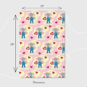 Schattigee Elephant Baby shower Wrapping Paper She